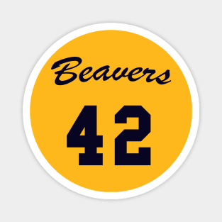 Beavers #42 Magnet